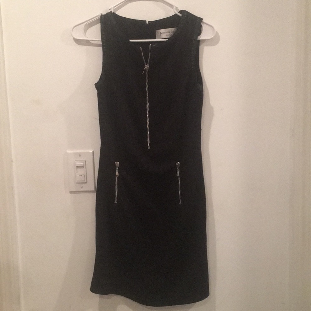 Patrizia Luca Milano black zipper dress